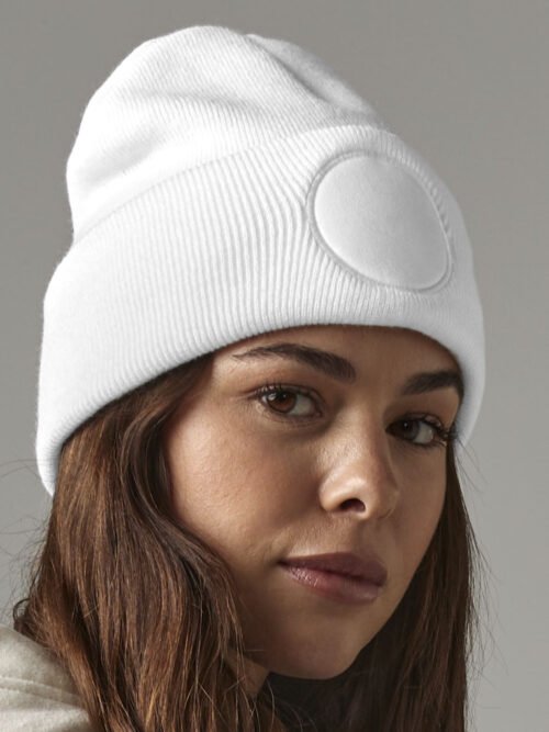 Circular Patch Beanie